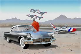 Image result for Gunmetal Gray 1957 Thunderbird