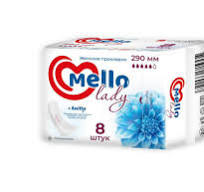 Прокладки гигиенические Mello, анатомическая форма, высокоабсорбирующий слой