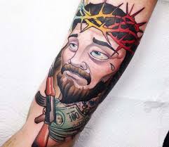 He has shaped millions of lives, performed miracles, and inspired people to be the very best, and at times, worst, versions of themselves. Jesus Christ Tattoo By Grecha Tattoo Post 19176