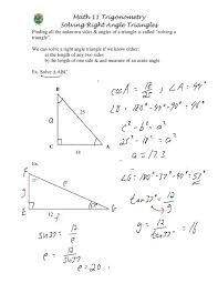 The pythagorean theorem is a theorem specific to right triangles. Dec 1 Notes Abbynet