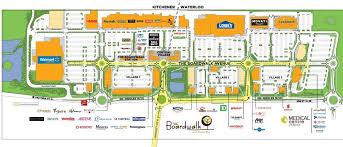 The Boardwalk Shopping Plan Ontario City Waterloo Ontario Canada Shopping