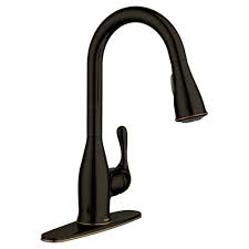 Bronze kitchen faucet pull down. Kaden Single Handle Pull Down Sprayer Kitchen Faucet With Reflex And Power Clean Mediterranean Bronze New Open Box Walmart Com Walmart Com