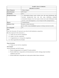 Selamat datang di blog kumpulansoaltest. 1 Kartu Soal Hots Pdf