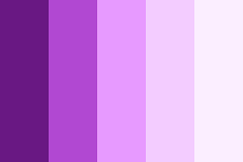 Purple is a mixture of blue and red and, thus, sits between the two in the color wheel. Purple Light Color Palette