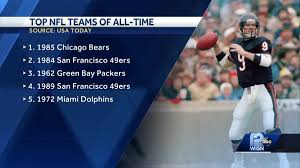 85 Bears The Best Nfl Team Ever