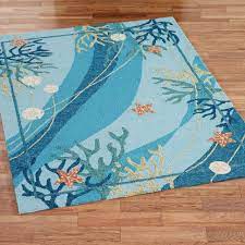Famous maker oushak 100473 soft grey / coral area rug. Underwater Coral Starfish Indoor Outdoor Rugs