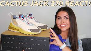 How does it feel to be a. Travis Scott Nike Air Max 270 React Cactus Jack Review On Feet Youtube