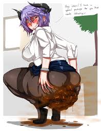 Anime poop porn