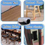 Simpracon Non Slip Furniture Pads Anti Sliding EVA Padding with Sticky  Backing Self Adhesive Cuttable Anti Scratch Floor Protectors for Furniture  Wall ...