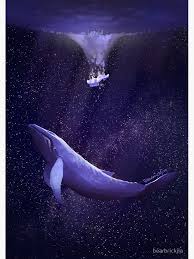 Sing For You Whalien 52 Poster By Bearbrickjia Redbubble Baleias Coisas Para Desenhar Desenhos