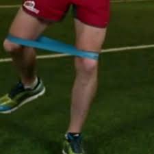 Learn how to do this exercise: Standing Fire Hydrant W Band Exercise How To Workout Trainer By Skimble