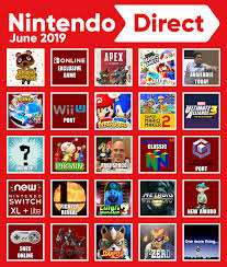 October 21 direct (excluding europe). Nintendo Direct Bingo Card Jun 2019 Nintendoswitch