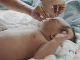 It's a good idea to give a baby a bath at the end of the day. Bathing A Newborn Raising Children Network