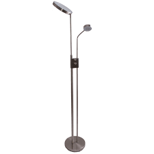 Angebote zu led deckenfluter dimmbar mit leseleuchte im lampen leuchten preisvergleich. Led Decken Fluter Steh Lampe Silber Wohn Arbeits Zimmer Lese Leuchte Dimmbar Etc Shop