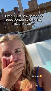 Found a #glenpowell lookalike😳 #fyp #fy #foryou #glenpowell  #glenpowelledit #twisters #anyonebutyou #powell #lookalike #twin  #glenpowelltwisters #vacation #summer