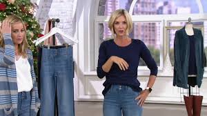 Laurie Felt Curve Silky Denim Straight Leg Jeans On Qvc