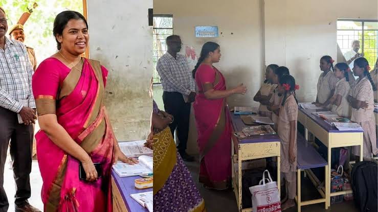 Minister Keerthana Controversy: அரசுப் பள்ளி மாணவியிடம் ஆங்கிலத்தில்  கேள்வி.. விமர்சனத்திற்கு அமைச்சர் கீர்த்தனா பதில் | News in Tamil