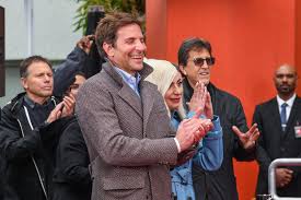 In 2014, page married cassidy boesch at a villa just outside santa barbara, california. Lady Gaga Bradley Cooper At Sam Elliott S Handprint Ceremony Popsugar Celebrity