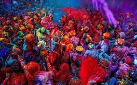 Indian Festival Canvas Wall Art Holi Festival India Holi Festival Of Colours Holi Festival