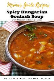 Add garlic paste and cook for an additional minute. Spicy Hungarian Goulash Soup Mama S Guide Recipes