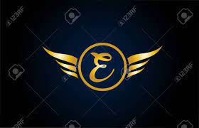 You can then create words and pick new . Gold Golden E Wing Wings Alphabet Letter Logo Icon With Classy Design For Company And Business Suitable For Stylish Logotype Royalty Free Cliparts Vectors And Stock Illustration Image 141538038