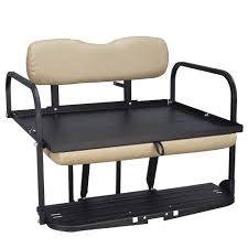 Gusto Club Car Precedent Golf Cart Flip Folding Rear Back Seat Kit Buff Click Photo For More Information This Is An Affiliate L Golf Carts Back Seat Golf