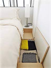 Bedroom Floor Storage For Small Space Solution Small Bedroom Diy Bedroom Storage Bedroom Interior