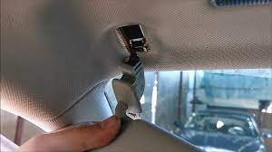 Because the cover is missing it holds down a small button which turns the light off. Audi A4 B8 How To Remove Sun Visor And Supports Youtube