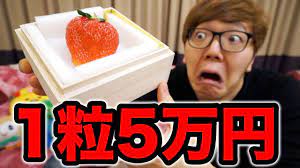 １粒５万円のイチゴを３粒食べて歩く15万円に - YouTube