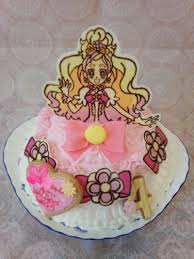 キュアフローラ ドールケーキ プリキュア ケーキ ドールケーキ ケーキ