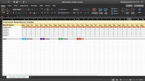 Also the summary tab has a year to date thanks for your reply actually i am trying to change it in the above income and expense monthly budget excel workbook, but when changed to. The Best Employee Attendance Tracker Free Template