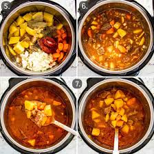 In this video deronda demonstrates how to add a perfect sear to beef cubes before adding. Instant Pot Beef Stew Craving Home Cooked