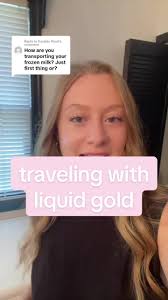 Replying to @Kassidy Boyd traveling with liquid gold💛🍼 #sahm #wfhmom  #workingmom #firsttimemom #girlmom #pumpingmom #liquidgold