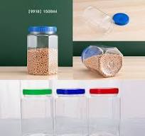 Lidded Jars, Storage Jars with Lids, D Clear Plastic Jars ...