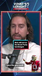 "Everybody wants me to bend the knee to Brock Purdy. I will NOT. I watch  the games! ... If he lights up that Cowboys defense I'll be singing another  tune." — @Nick Wright #ninersnation #brockpurdy ...
