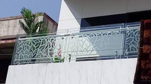 Balcony glass allows us to enjoy that extra bit of space we always need around the home. Glass Relying Design Balcony Glass Design Wooden Front Door Design Door Design