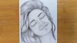 Face drawing tutorial for beginners pencil. How To Draw A Girl Silly Happy Faces With Pencil Sketch Youtube