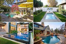 Sep 17, 2020 · a modern backyard by murray legge architecture of austin, texas includes a pool house with a roof featuring grasses, sedges, and wildflowers native to central texas. Spruce Up Your Small Backyard With A Swimming Pool 19 Design Ideas