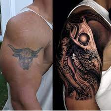 The tattoo symbolised taurus, the bull which is dwayne johnson's western zodiac sign. Pin On Tattoo
