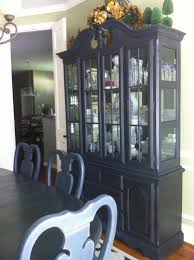 Favorite this post jul 14. Gothic Style China Cabinet In Annie Sloan Chalk Paint Graphite Furniture Makeover Formal Dining Room Table China Cabinet Makeover