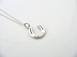 Maybe you would like to learn more about one of these? Tiffany Co Silver Horseshoe Necklace Pendant Charm Chain Gift Lucky Love Art Regular Price 348 00