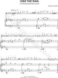 Kiss the rain yiruma original converted music letter. Yiruma Kiss The Rain Piano Accompaniment Sheet Music In Ab Major Download Print Sku Mn0116696