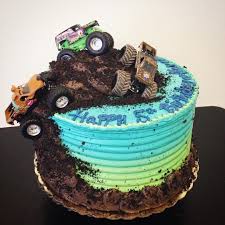 Monster Trucks Wildflourconfections Custumcakes Birthdaycake Monstertruckcake Truck Birthday Cakes Monster Jam Birthday Party Monster Truck Birthday Cake