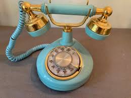Maybe you would like to learn more about one of these? Sold Price Vintage French Princess Rotary Phone Teal Blue And Gold Western Electric Invalid Date Cdt