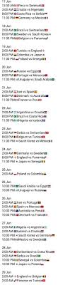 Silahkan bookmark halaman ini agar tak ketinggalan info jadwal piala dunia terbaru. Jadual Penuh Perlawanan Piala Dunia 2018 Russia By Mazlan Hip Medium