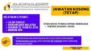 Koperasi ini beranggotakan para pegawai negeri baik pegawai pusat maupun daerah. Koperasi Pegawai Pegawai Kerajaan Negeri Kedah Darul Aman Berhad Startseite Facebook