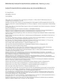 Https Www Igl Uni Mainz De Fileadmin User Upload Bibliotheksbestand Stand 04 12 2017 Pdf