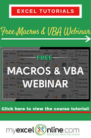 Enhance Your Excel Skills With Expert Led Online Video Tutorials Learn How To Record Macros Write Vba Code Excel Macros Excel For Beginners Excel Tutorials