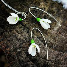 The Snowdrops Jewelry The Best Spring Gift For Her Simple Silver Jewelry Silver Jewelry Box Silver Jewelry Fashion