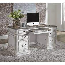 Magnolia Manor Jr Executive Home Office Set Executive Desk Office Set Liberty Furniture